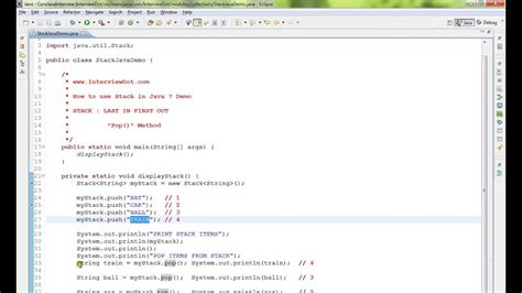 Image result for Java Stack Pop Code