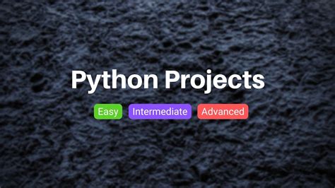 Python Projects Advanced に対する画像結果