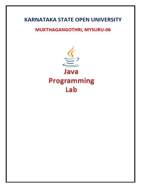 Image result for Java Programming Lab
