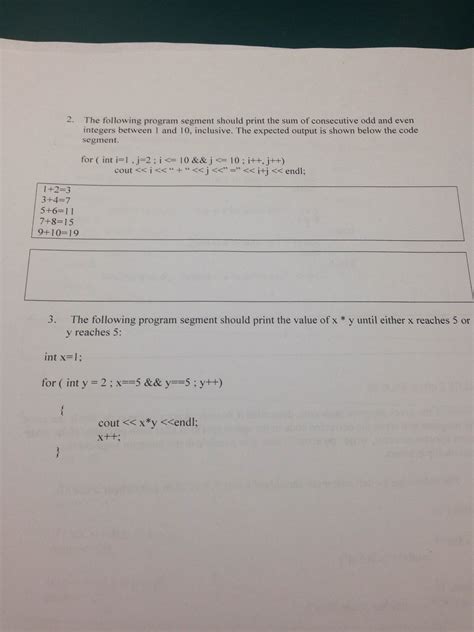 First Program Code Segment に対する画像結果