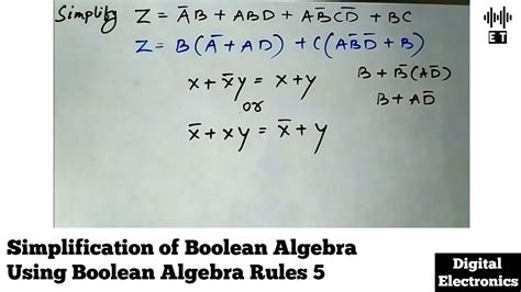 Afbeeldingsresultaten voor Boolean Algebra Simplification