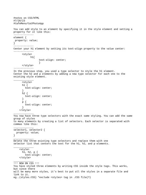 Image result for Syntax for HTML CSS and JavaScript Notes.pdf