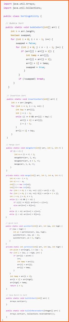 Image result for Java Sort Project Poster