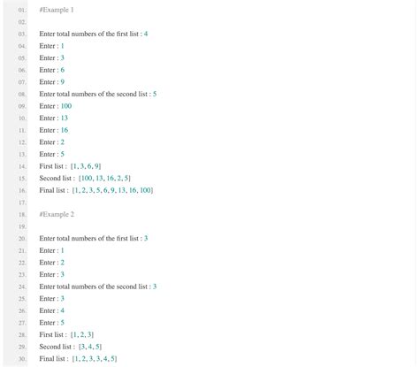 Toradh íomhá ar Merge Sort Python Full Code