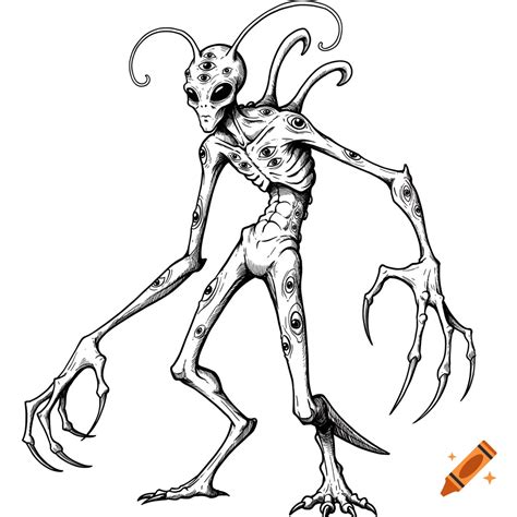 Bildergebnis für Alien Creatures Drawings Cool