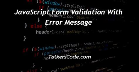 Image result for Form Validation JavaScript