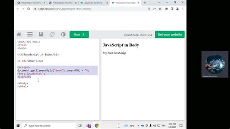 Image result for JavaScript Dans Du HTML