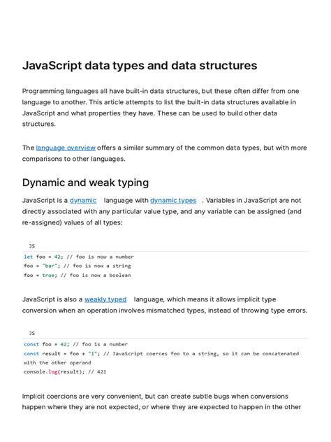 Image result for JavaScript Variable Types