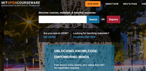 Image result for MIT OpenCourseWare Computer