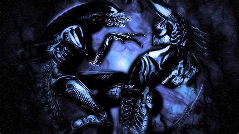 Toradh íomhá ar Alien Predator Wallpaper