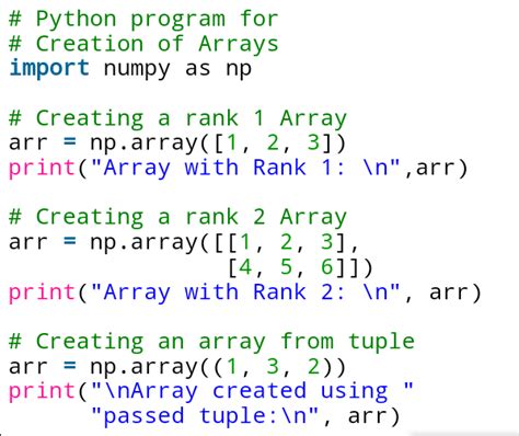 Image result for Numpy in Python Example