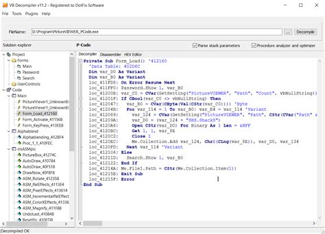 Toradh íomhá ar Example of Visual Basic Code