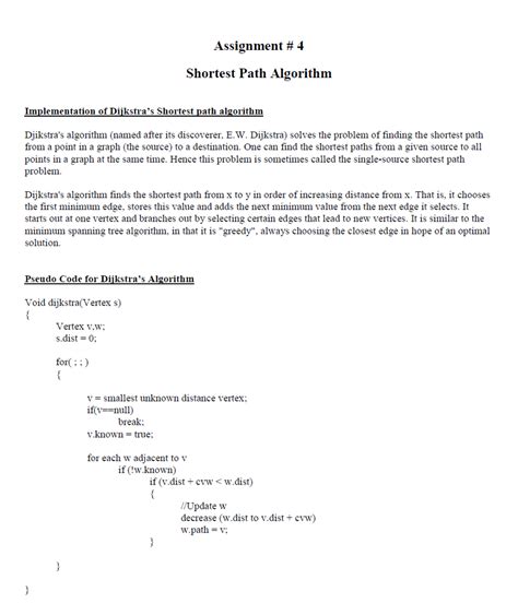 Image result for Shortest Path Algorithm Implementation