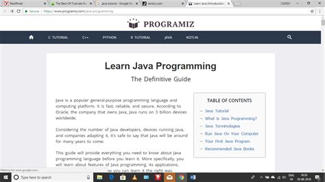 Image result for Java Tutorials Point with Program Explain