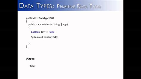 Image result for Boolean Data Types in Java Program