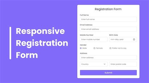 Registration Form Using JavaScript に対する画像結果