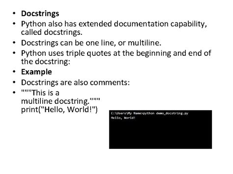 Image result for Python Documentation Example Docstring
