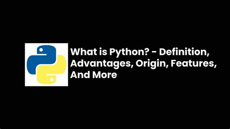 Image result for Python Programming Language Definition