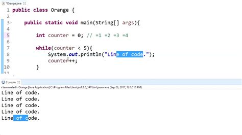 Toradh íomhá ar Do While Loop Java Example