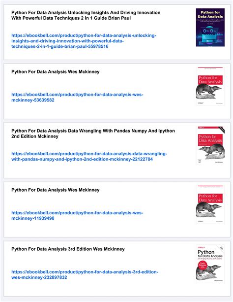 Image result for Python for Data Analysis PDF