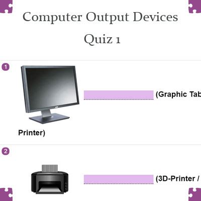 Image result for Output Devices of Computer Examples
