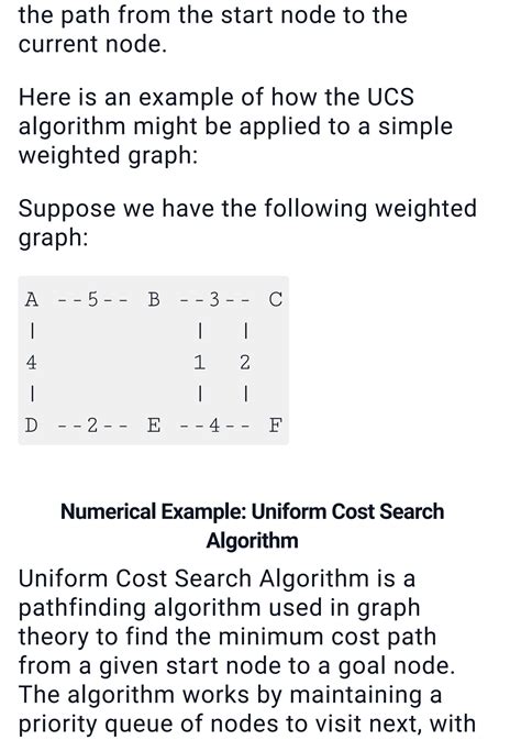 Image result for UCS Algorithm Example