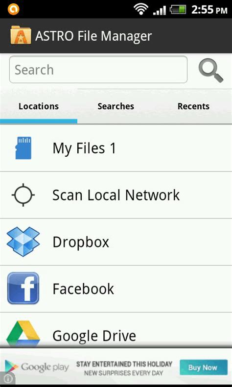 Astro File Manager Tutorial に対する画像結果