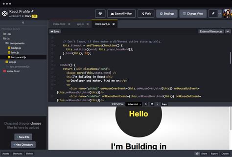 Toradh íomhá ar CodePen Io JavaScript