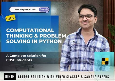 Computational Thinking & Problem Solving in Python | CBSE Class 11 ...