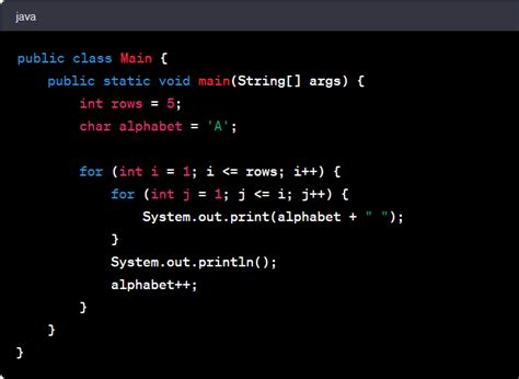 Image result for Pattern Code in Java