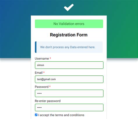 JavaScript Form Validation に対する画像結果