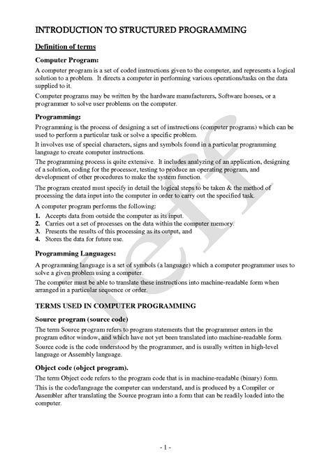 Image result for Structured Programming Introduction