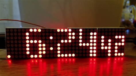 Arduino Led Matrix Clock at John Keys blog
