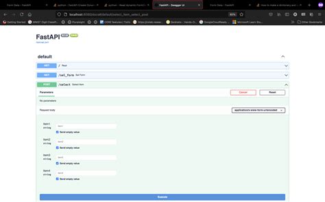 Image result for Fastapi Form Example