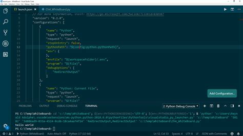 Visual Studio Code Python に対する画像結果