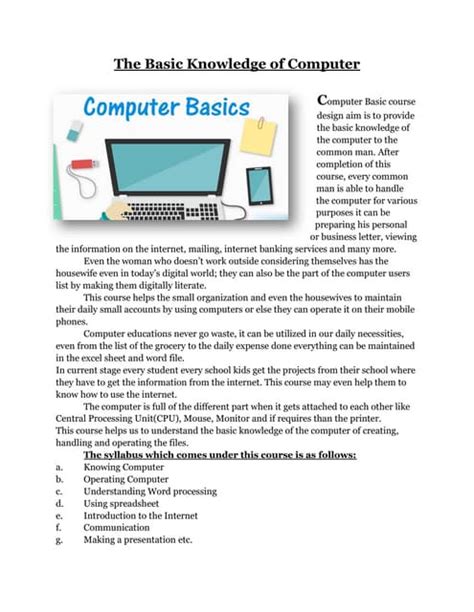 Image result for Computer Definition and Basic Knowledge