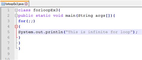 Image result for Example for Loop Java Code and Output