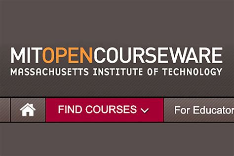 Image result for MIT OpenCourseWare Computer