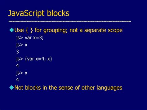Image result for JavaScript Code Block