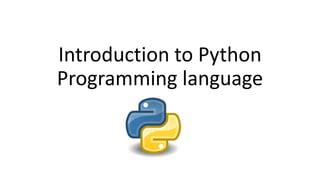 Image result for Introduction of Python Programming Language SlideShare
