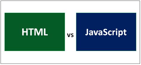 Image result for What Is the Difference Between HTML and JavaScript