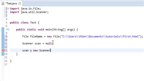 Toradh íomhá ar Scanner Java Example