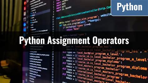Image result for Python Assignment Operator