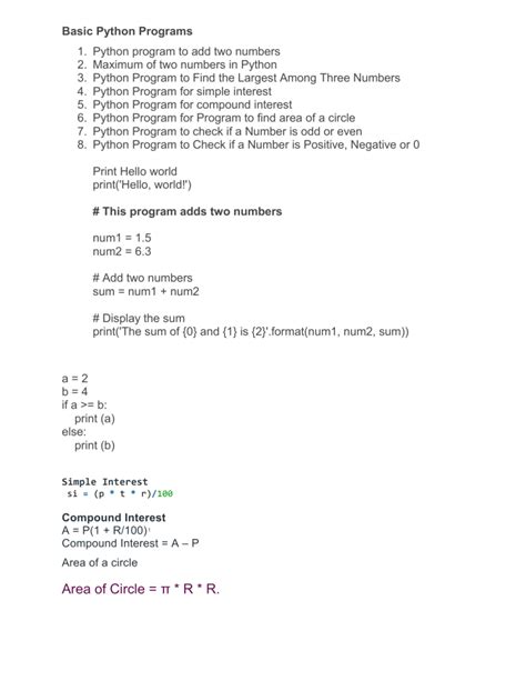 Image result for Python Basic Code