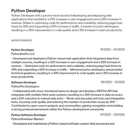 Image result for Self Introduction for Experienced Python Developer
