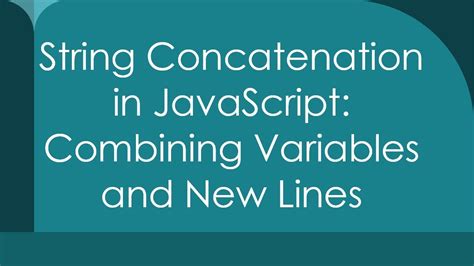 Image result for String Concatenation JavaScript