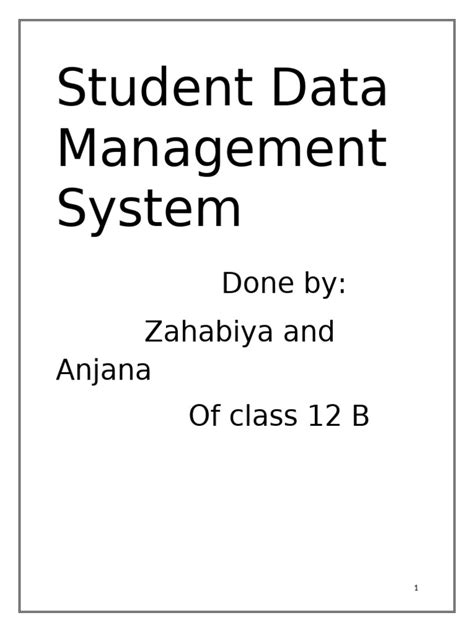 Image result for Class 12 CS Project Python and SQL