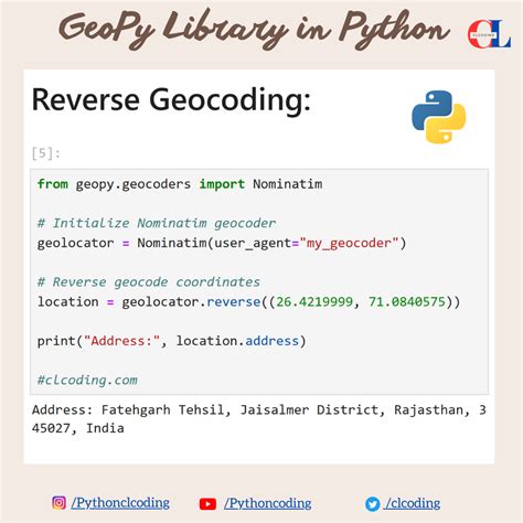 Image result for Geocoder Python