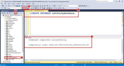 Image result for Create Database Using SQL Script