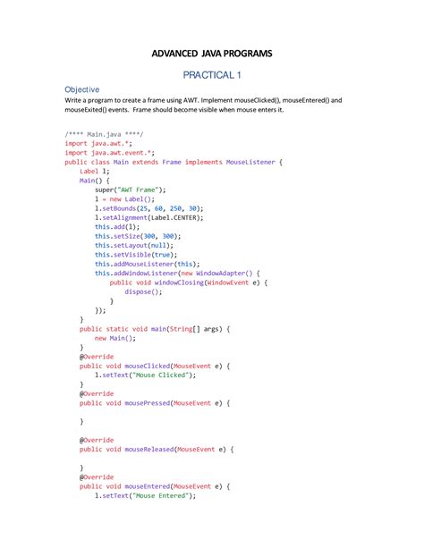 Image result for Advanced Java Programs